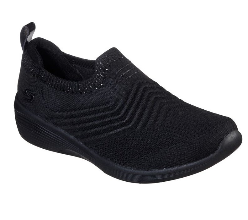 Skechers Arya - Sparks Joy - Womens Casual Shoes Black [AU-AS2546]